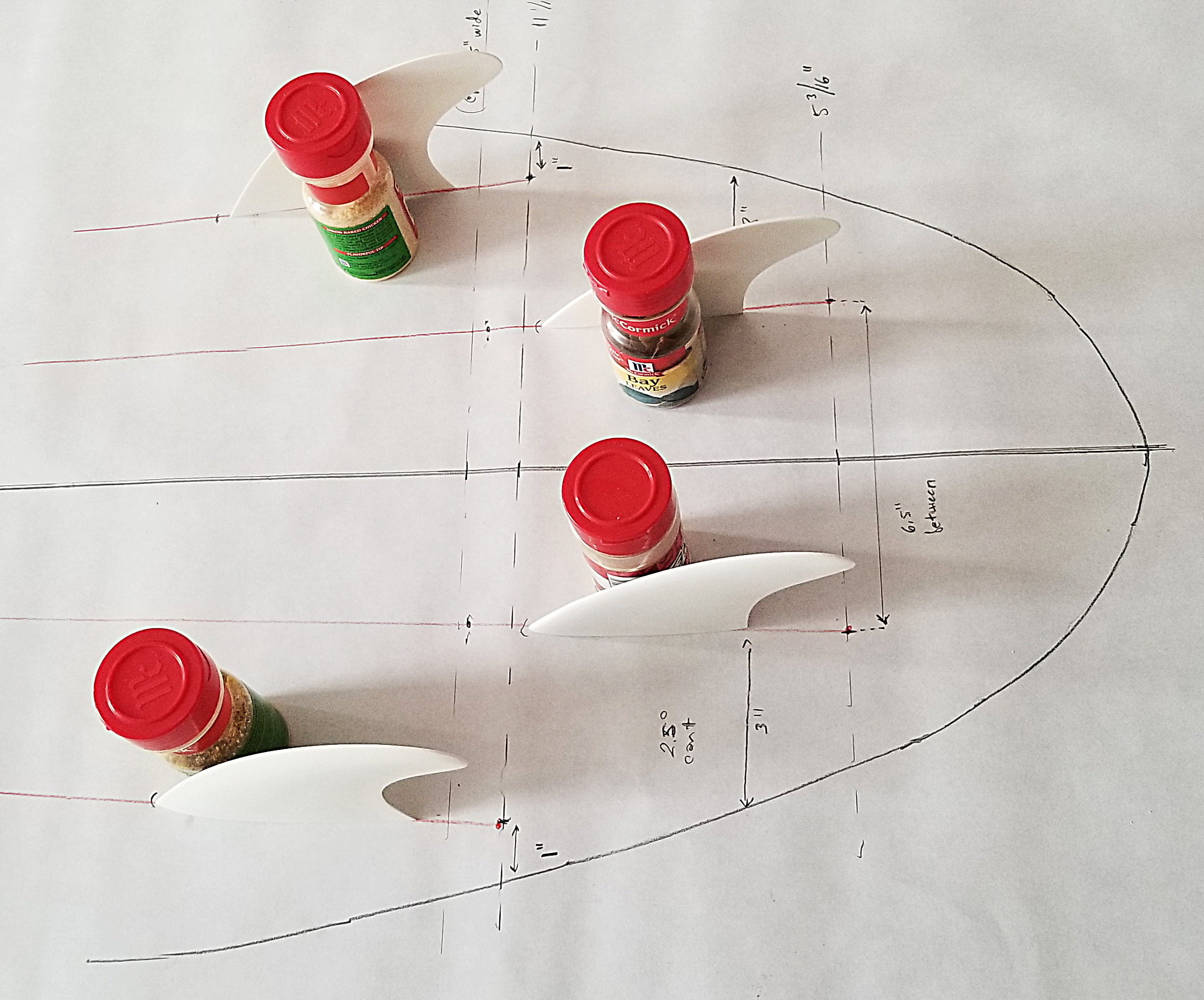 Quad Fins McKee Formula measurements and pics Swaylocks